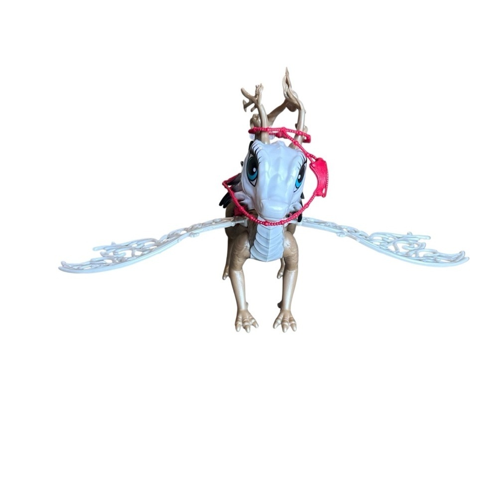 Mattel 2015 Flying Dragon Toy  - Red and Brown